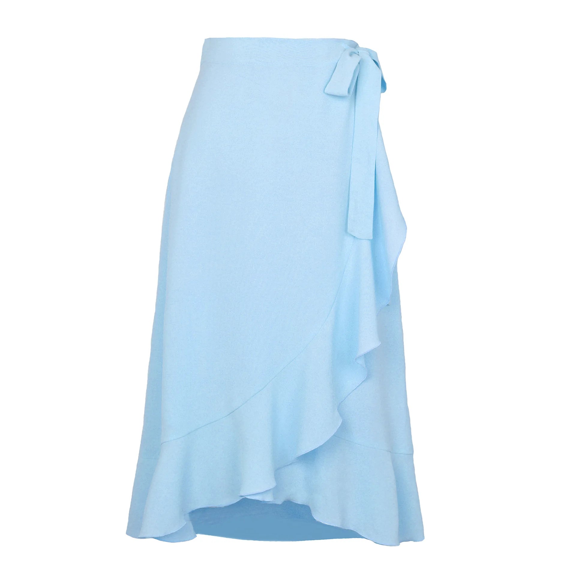 Long Skirts For Womens 2026 Summer Fashion Lace Up Ruffles Soli...
